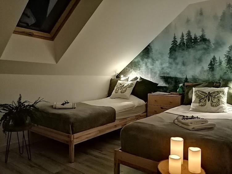 Polne Zacisze Pensionat Lgin Exteriör bild